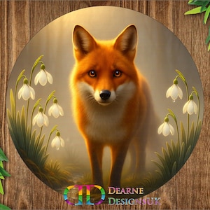 Fox sign, fox gift, fox wall art, fox garden sign