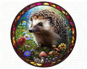 Hedgehog sign, Hedgehog wreath sign, Hedgehog sanctuary sign, wreath sign uk, spring sign, hedgehog plaque, hedgehog, hedgehog garden art
