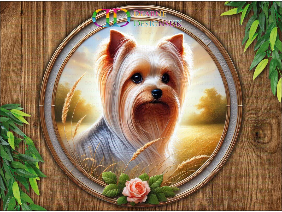 Yorkshire Terrier Sign, Metal Dog Plaque, Yorkie Plaque, Yorkshire ...