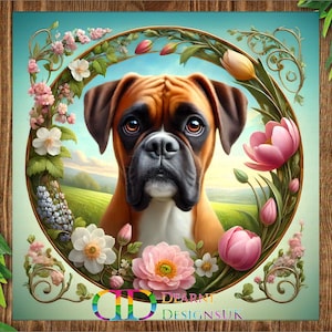 Boxer dog sign, Boxer dog plaque, Boxer dog gift, Boxer dog memorial, Boxer Dog lover