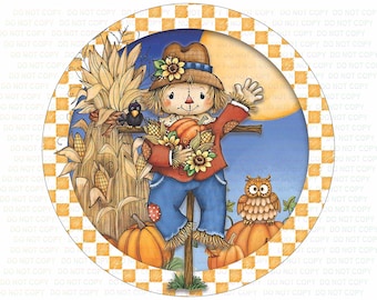 Autumn  scarecrow wreath sign, Autumn wreath sign UK, wreath sign uk, autumn welcome sign uk, scarecrow wreath sign, scarecrow sign