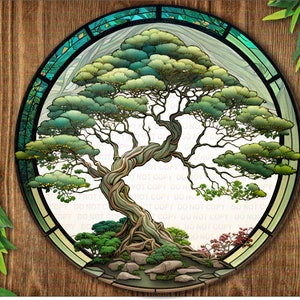 Bonsai sign, Bonsai wreath sign, wreath sign uk, japanese sign, Bonsai plaque, Bonsai, japanese garden art, japanese garden, Bonsai Tree