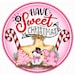 Have a Sweet Christmas Wreath Sign Have a Sweet Xmas Wreath - Etsy
