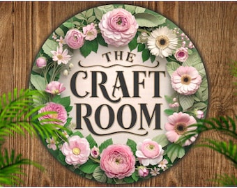 Craft Room sign, Craft room door sign, My craft room, Craft room decor, arts & crafts room