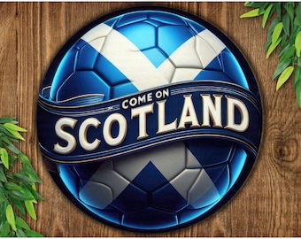 Scotland football Team door or wreath sign, Football wreath sign, Soccer wreath, Football Sign, Scottish Football Team wreath, Euros sign