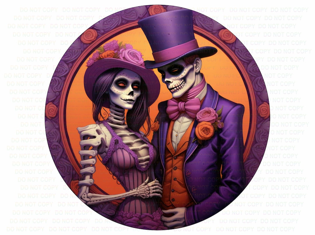Day Of The Dead Wandschild Aus Holz, Zucker-Schädel Design, 30x20 Cm