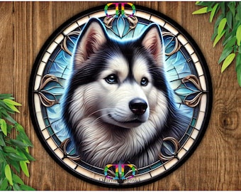Cartello Husky, cartello con ghirlanda di cani Husky, regalo Husky, targa Husky, cane Husky siberiano, cartello Husky siberiano, regalo cane Husky, targa in metallo per cani