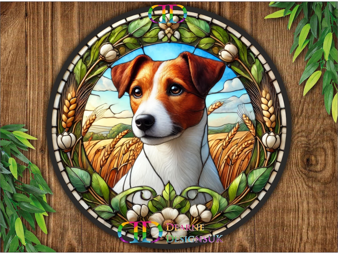 Jack Russel Sign, Jack Russel Round Sign, Jack Russel Dog Sign, Jack ...