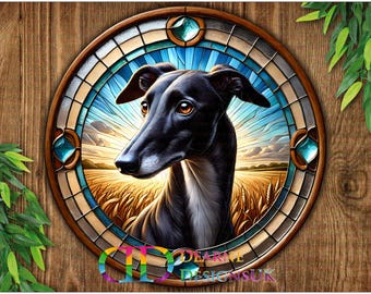 Greyhound-Schild, Hundekranz-Schild, Greyhound-Geschenk, Metall-Windhundplakette, Haustier-Hund-Denkmal, Greyhound-Plakette