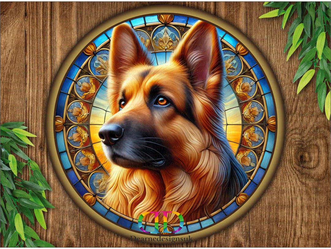 Gsd Sign German Shepherd Sign, German Shepherd Dog Wreath Sign, German Shepherd ...