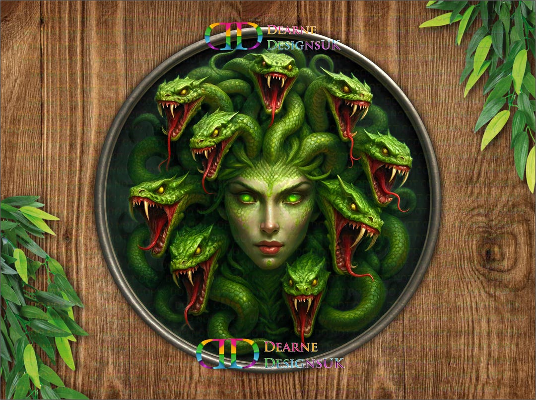 Medusa Sign, Hallowen Wreath Sign,medusa Metal Sign for Halloween Décor ...