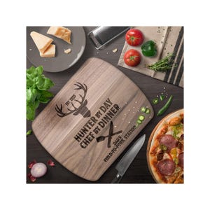 Massivholz Schneidebrett, Vatertagsgeschenk von Kindern, personalisierte Schneidebrett für Papa, Walnuss Ahorn Benutzerdefinierte, Geschenk Grillen, Schneidebrett