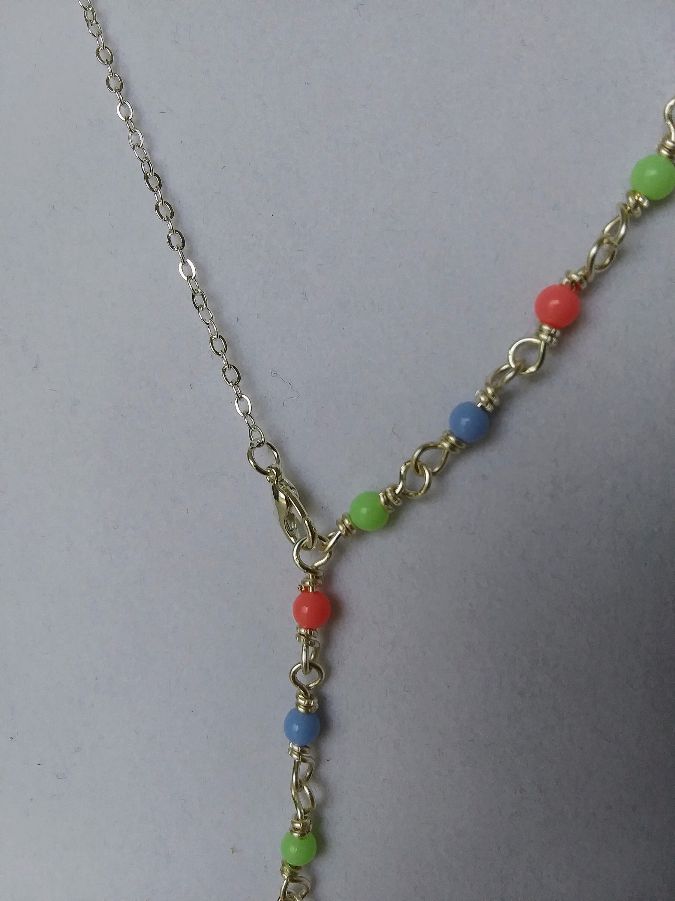 Buy Beaded Lariat Adjustable Necklace Online in India Etsy