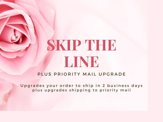 Rush My Order Upgrade| 2 day Processing fee for Press on Nails | Priority shipping included