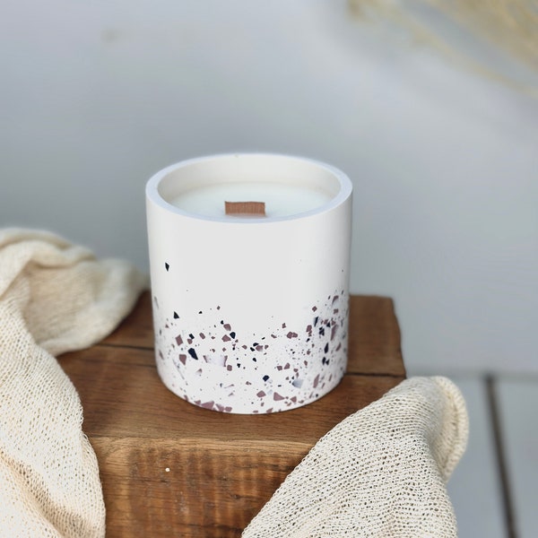 Bougie Terrazzo Violette | Terrazzo Candle Violet