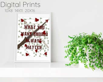 From Blood and Ash Digital Print | 11X14 - 8X10 - 16X20 | Instant Download