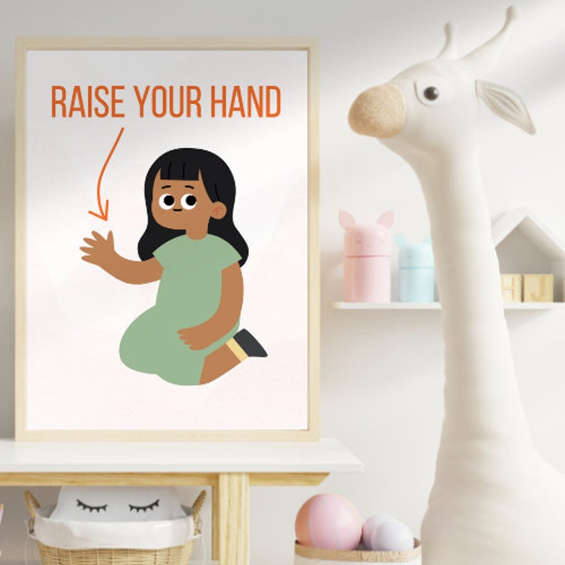 Printable Classroom Rules Sign Rug Rules Classroom Decor Kindergarten