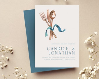 Printable Rehearsal Dinner Invitation Template For Wedding Rehearsal