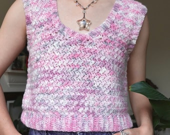 PDF: zest vest basic crochet pattern