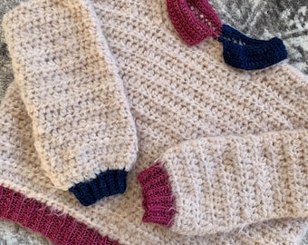 PDF: cloud nine sweater crochet pattern