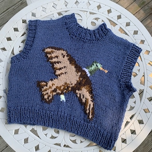 PDF: knit duck sweater pattern