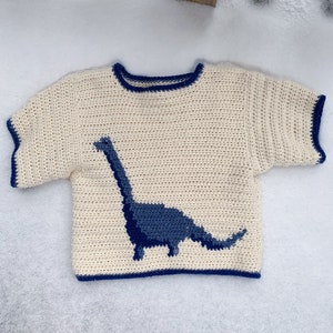 PDF: brontosaurus top crochet pattern
