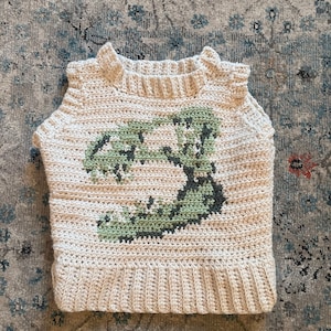 PDF: Tee rex shirt crochet pattern image 7
