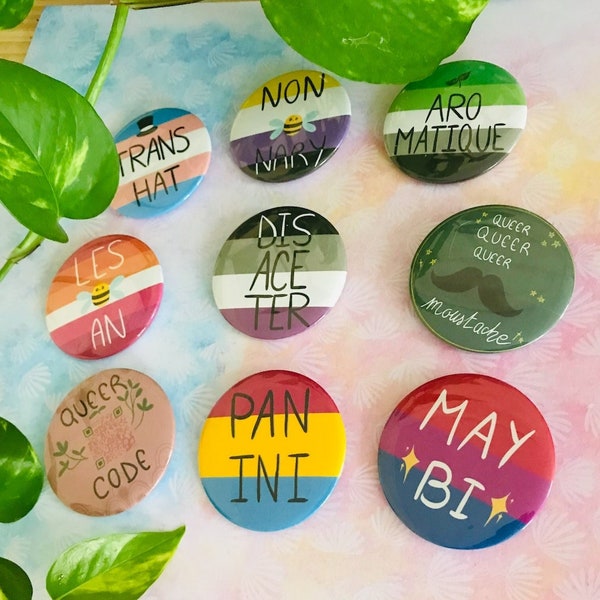 Badges LGBT/Queer 58mm