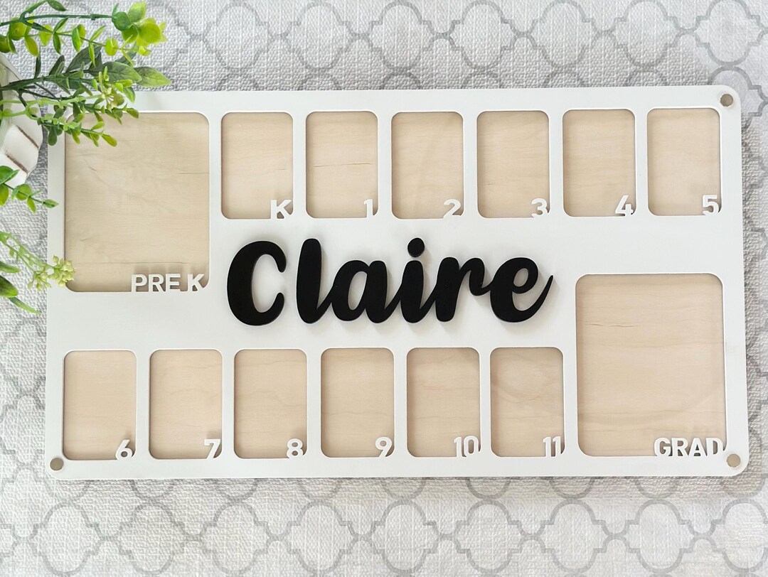 School Photo Frame, School Photos Display, School Years Photo Frame ...