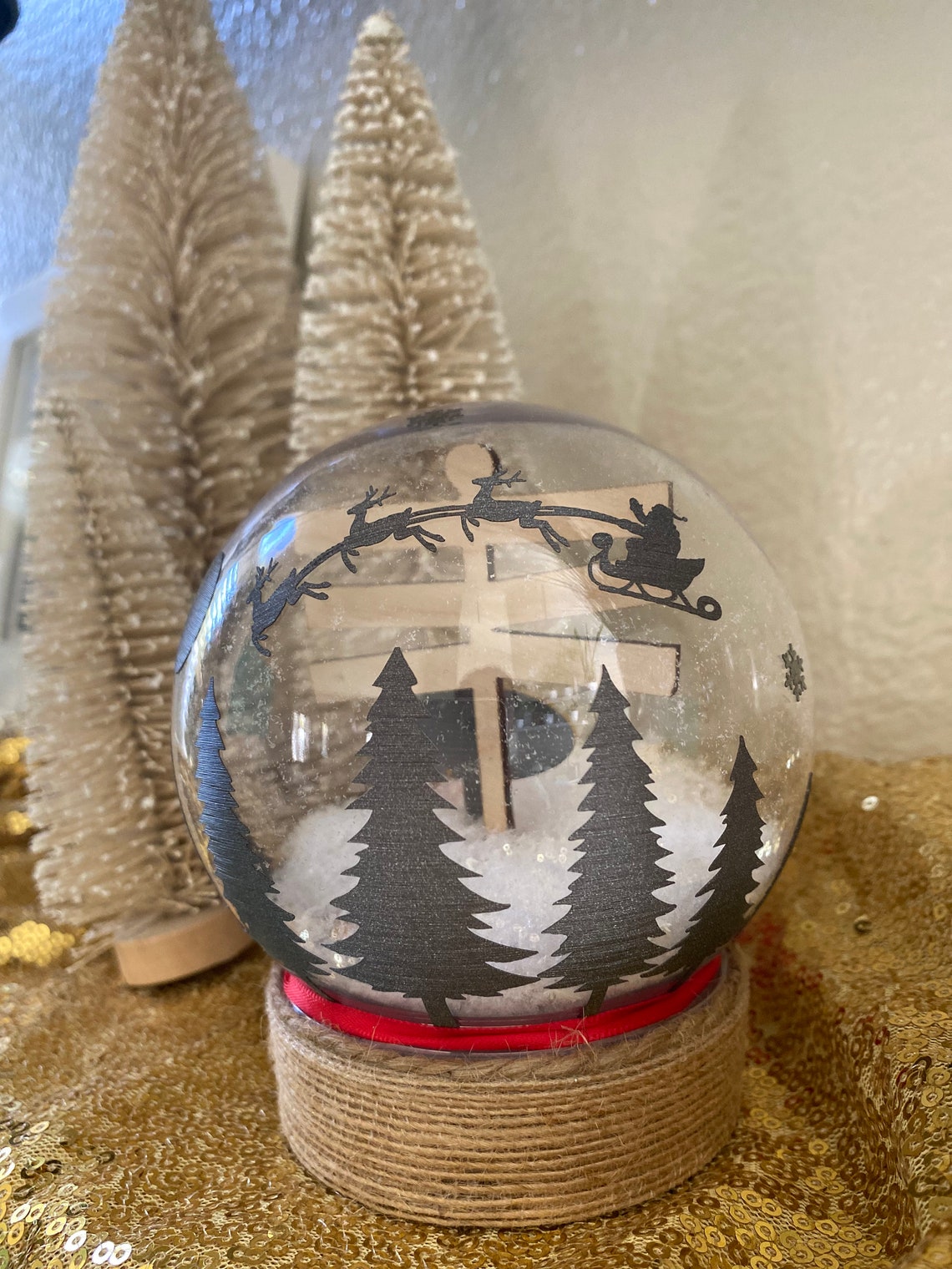 Personalized Snow Globe Personalized Family Snow Globe North Etsy