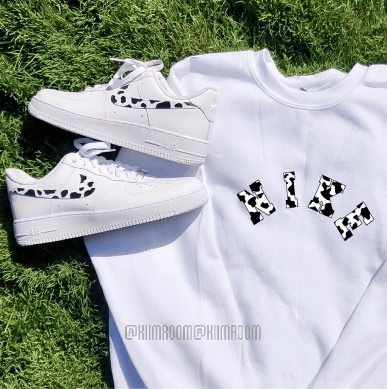 cow nike crewneck