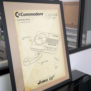 Poster Patent Commodore Amiga CD32