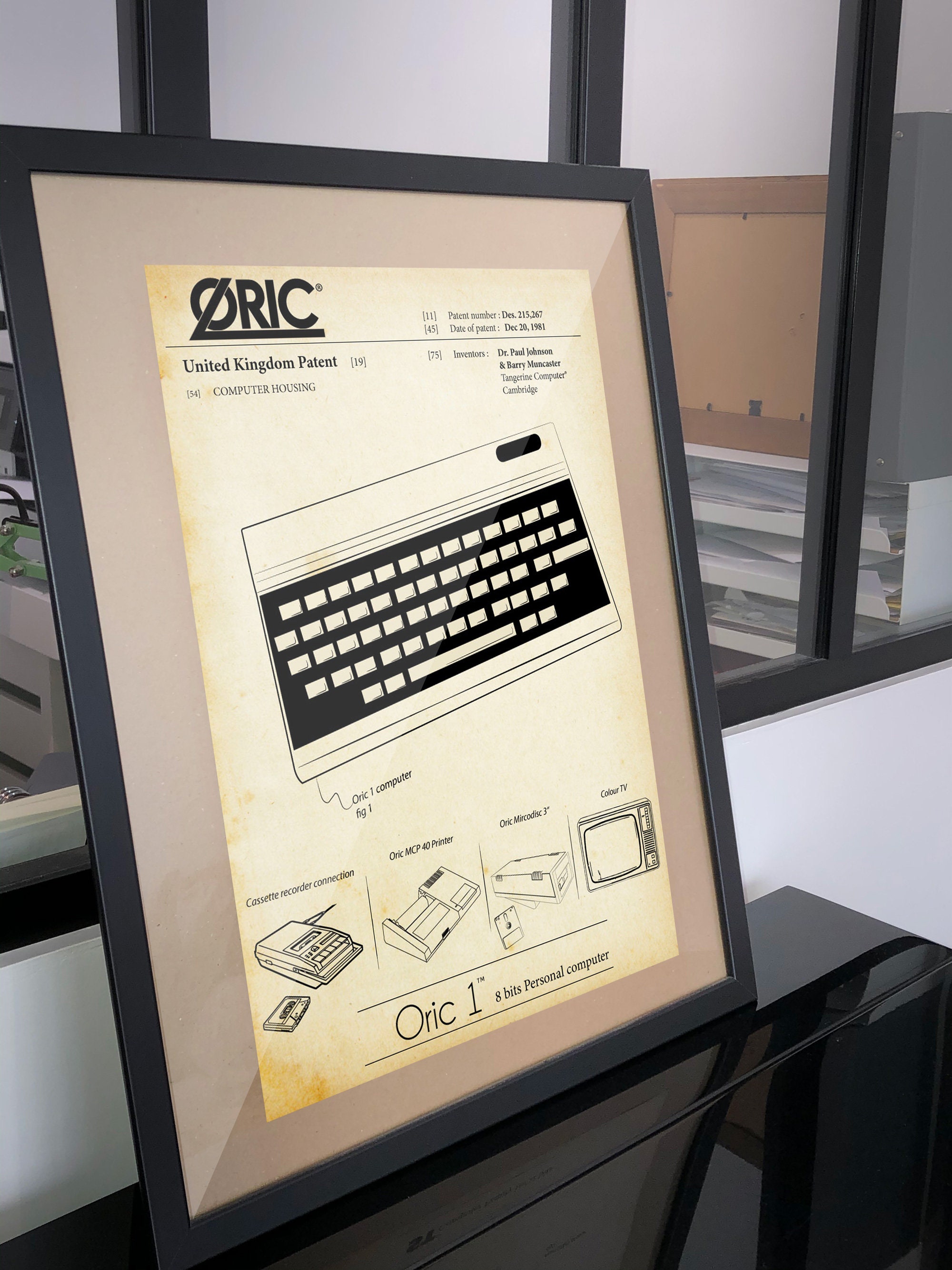 Poster Patent Oric 1