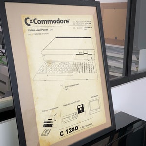 Poster Patent Commodore C 128 D