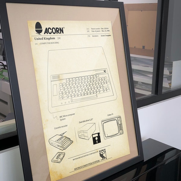 Poster patent BBC computer Acorn