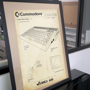 Poster Patent Commodore Amiga 600