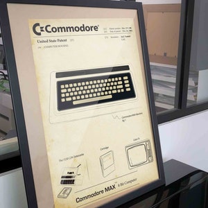 Commodore MAX / HIMAX Patent Poster