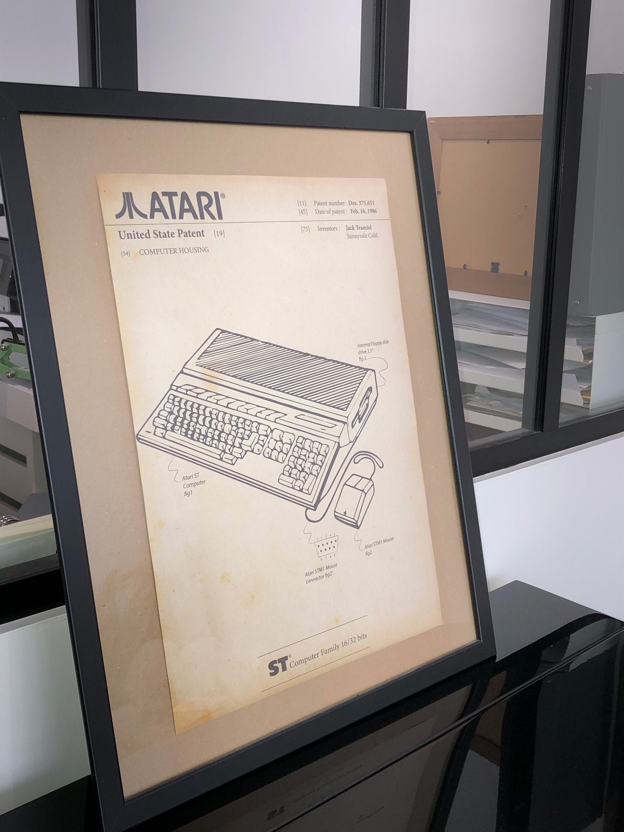 Poster Patent Atari St