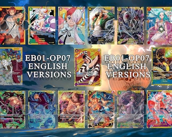 One Piece TCG Inglés SEC PROXIES (Foil) EB01/OP07