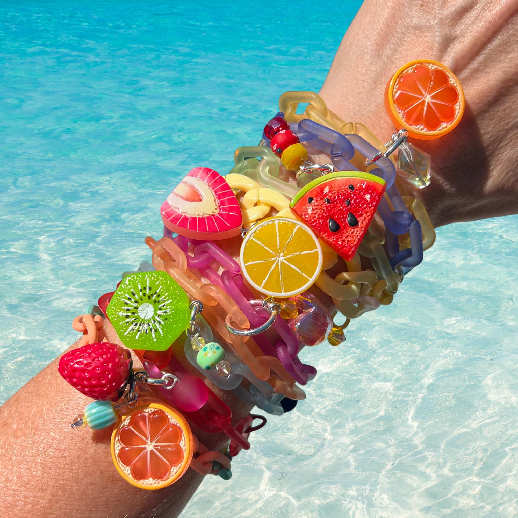 Italian Charm Bracelet Fruit Charm - Etsy
