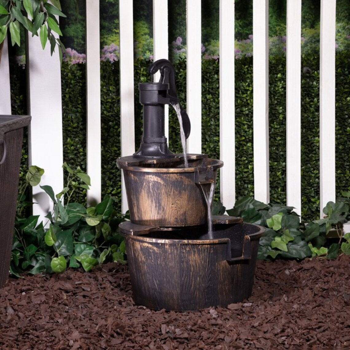 Rustic Water Pump Fountain Etsy