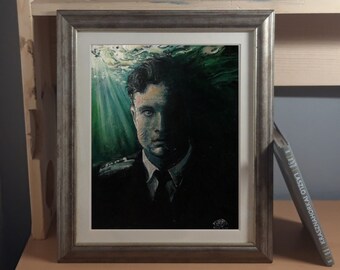 Vasili Arkhipov Art Print | Portrait | Cold War | Soviet Hero | Submarine