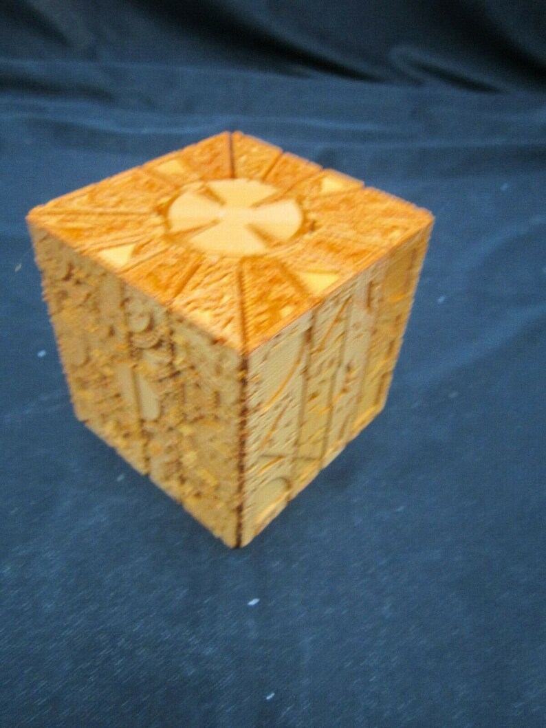 Hellraiser Puzzle Box copper Silk Finish Alternate Version Etsy