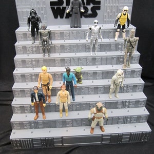 【Kenner社】STADIUM STARS フィギュア 3体セット Star Wars Diorama Stand Unassembled - Holds 64 Classic Kenner