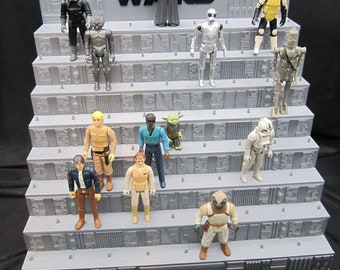 Star Wars Diorama Stand Unassembled - Holds 64 Classic Kenner Figures 1978-1985