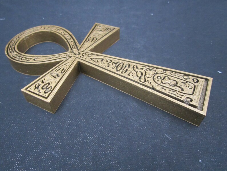 Egyptian Ankh Prop Model (3d Printed and Painted) - Etsy