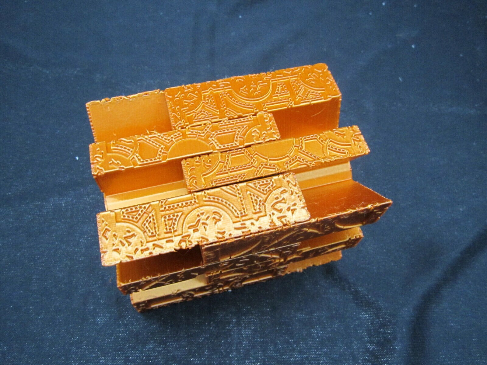 Hellraiser Puzzle Box copper Silk Finish Alternate Version Etsy