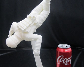 Floating Astronaut Model Display (3d Printed White) 2001 A Space Odyssey