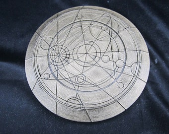 Doctor Who Confession Dial Prop (3d Printed Black/Brass)
