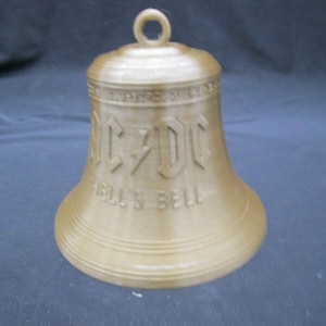 ACDC Hell&#39;s Bell Prop Display (AC/DC Hell&#39;s Bell) (Small Size) Dark Gold